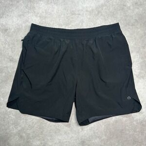 Skora QWICK-DRY Black Shorts with Gray Base Layer Sz XL Running Basketball Men